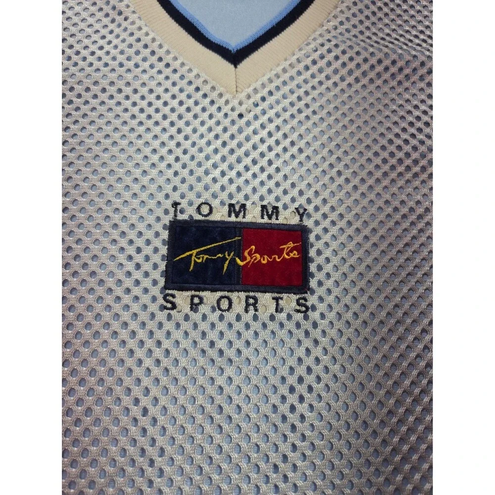 Vintage Tommy Sports Kids XXL Mesh Shirt